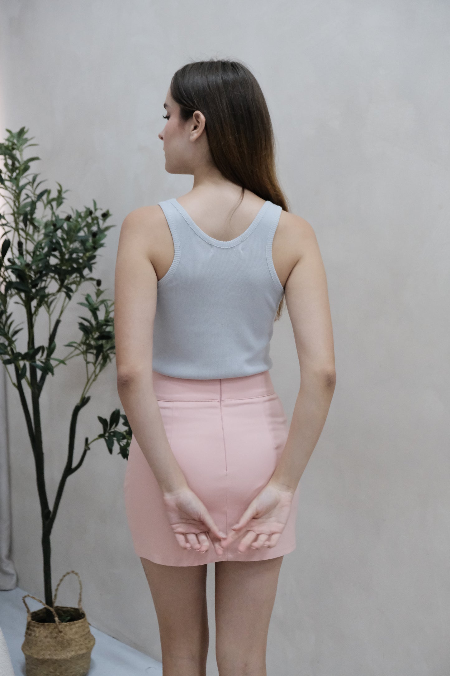 Freyda Ribbon Lace Skorts in Pink