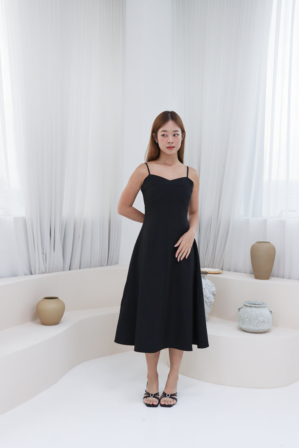 midi ribbed bodycon dress Black Bodycon Midi Dress - All Dresses