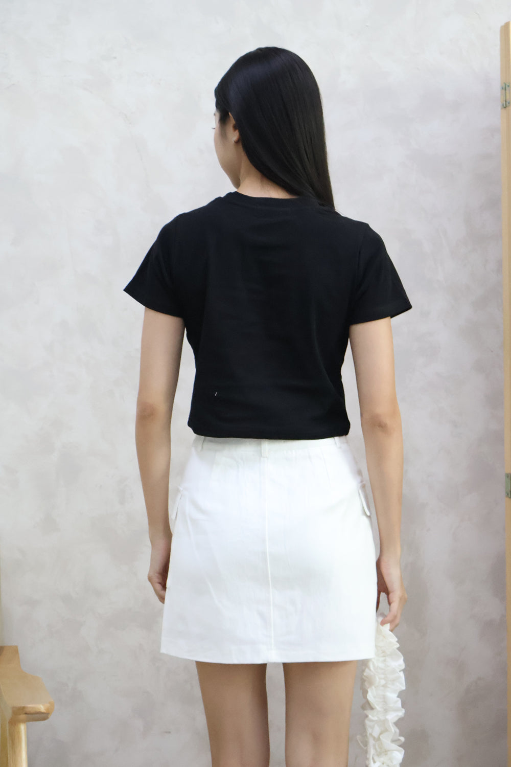 Biscotti Cargo Skorts in White