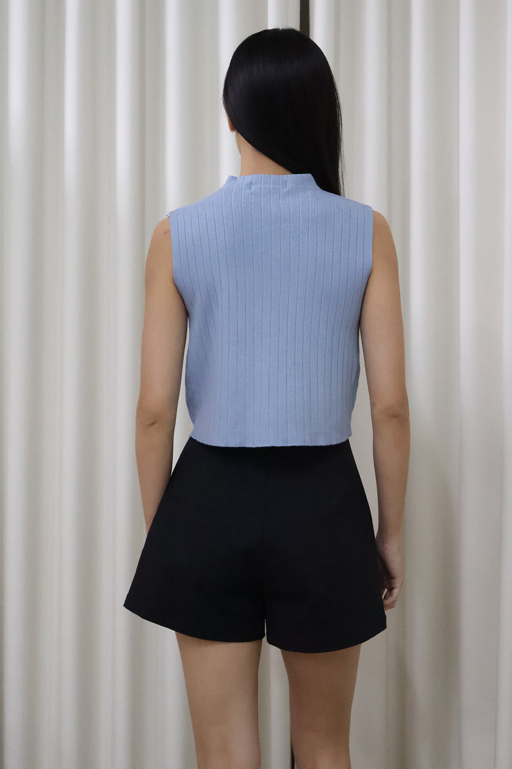 Stella Soft Knit Top in Sea