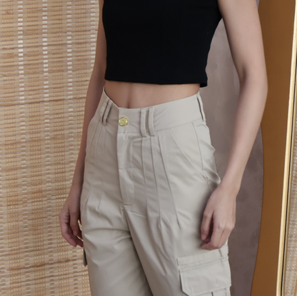 Blythe Cargo Pants in Khaki