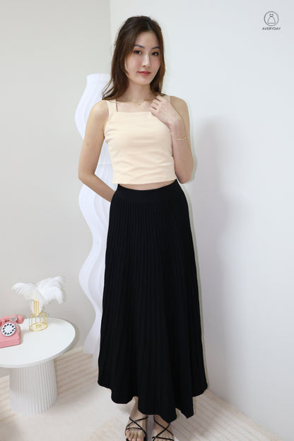 Elma Classic Square Neck Top in Daffodil