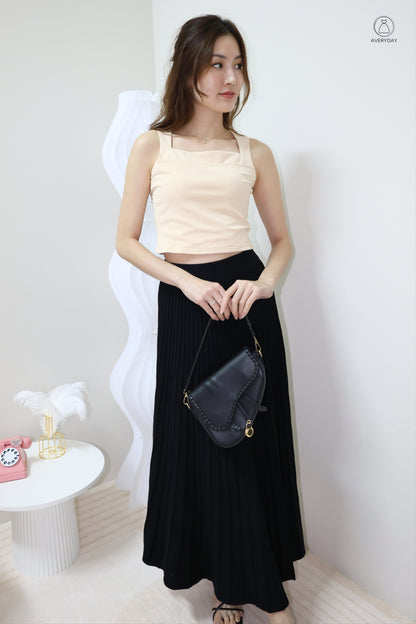 Elma Classic Square Neck Top in Daffodil