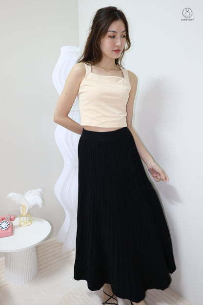 Elma Classic Square Neck Top in Daffodil