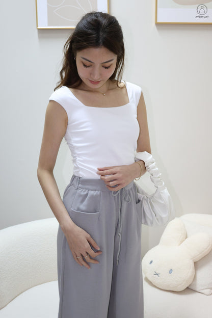 Neia Pocket Lounge Pants In Lilac Grey