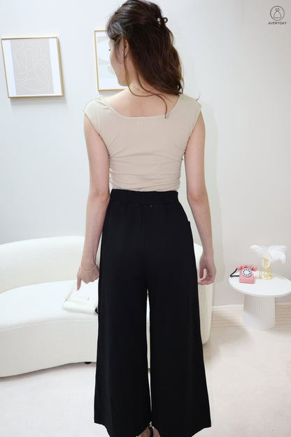 Neia Pocket Lounge Pants In Classic Black