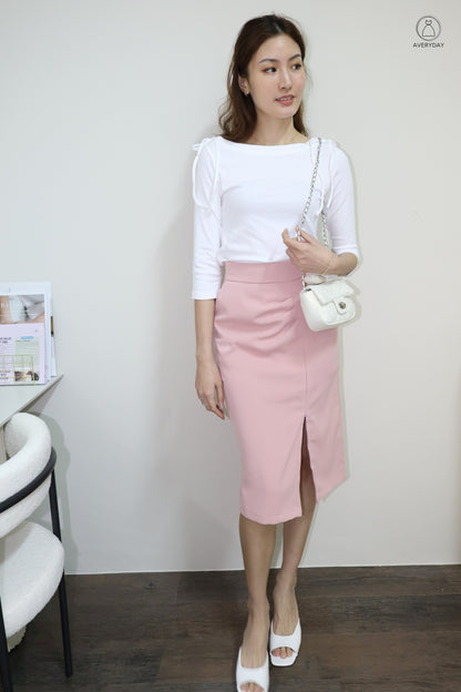 Jerlyn Ruched Pocket Skorts In Pink