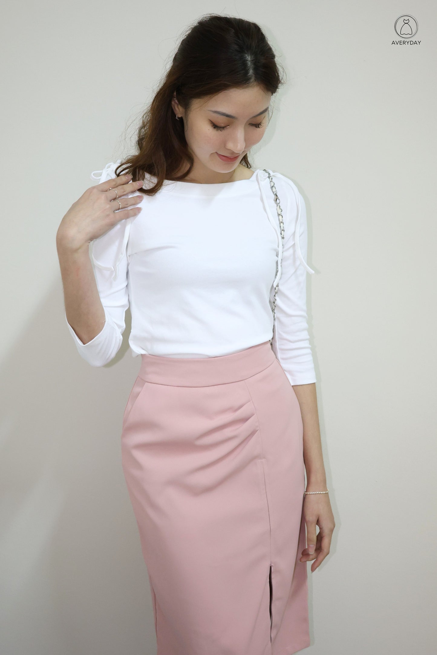 Jerlyn Ruched Pocket Skorts In Pink
