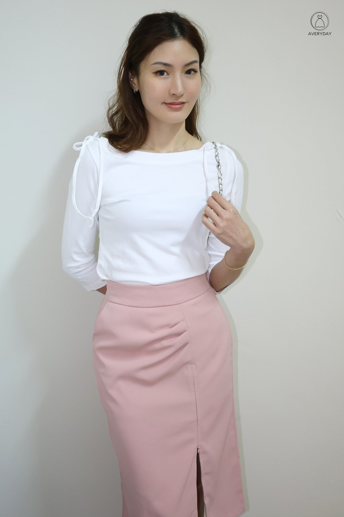 Jerlyn Ruched Pocket Skorts In Pink