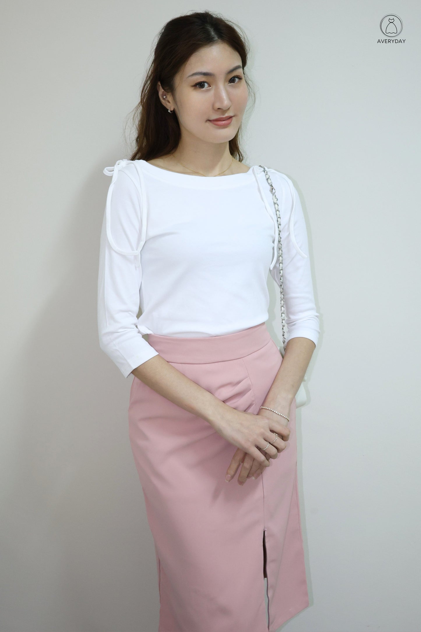 Jerlyn Ruched Pocket Skorts In Pink
