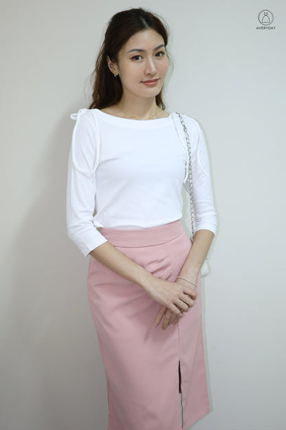 Jerlyn Ruched Pocket Skorts In Pink