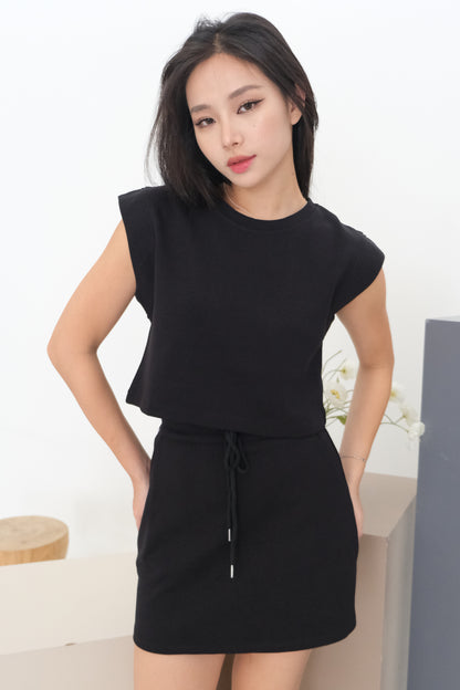 Grace Lounge-style 2-pc Set in Black