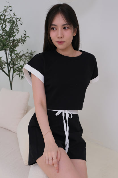 Aria Casual Lounge 2-pc Set in Black