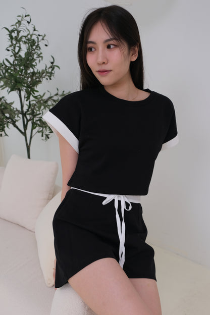 Aria Casual Lounge 2-pc Set in Black