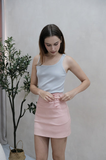 Freyda Ribbon Lace Skorts in Pink