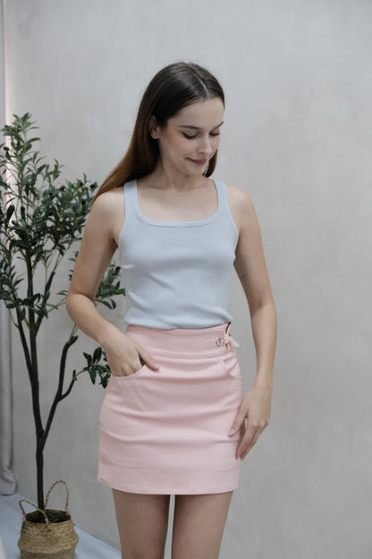 Freyda Ribbon Lace Skorts in Pink