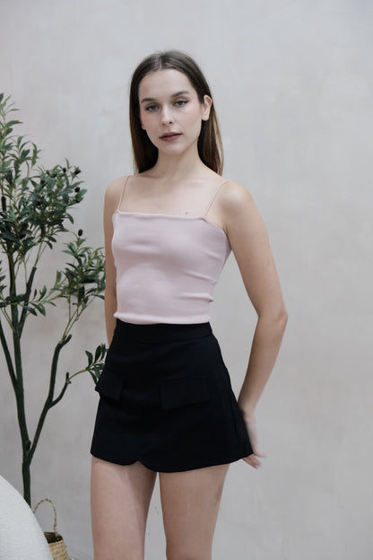 Cally A-line Skorts in Black