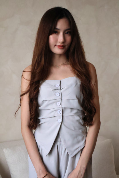 Pris Lounge Style Spag Co-Ords Set In Mint