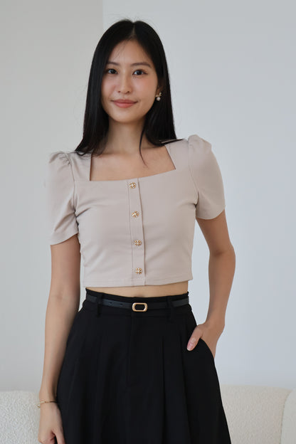 Gillan Belted Midi Pleat Pocket Skirt In Black