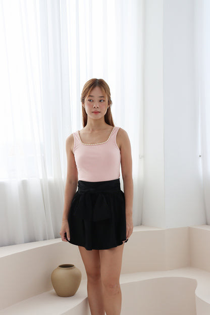 Lavita Square Neck Top in Pink