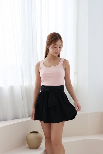 Lavita Square Neck Top in Pink