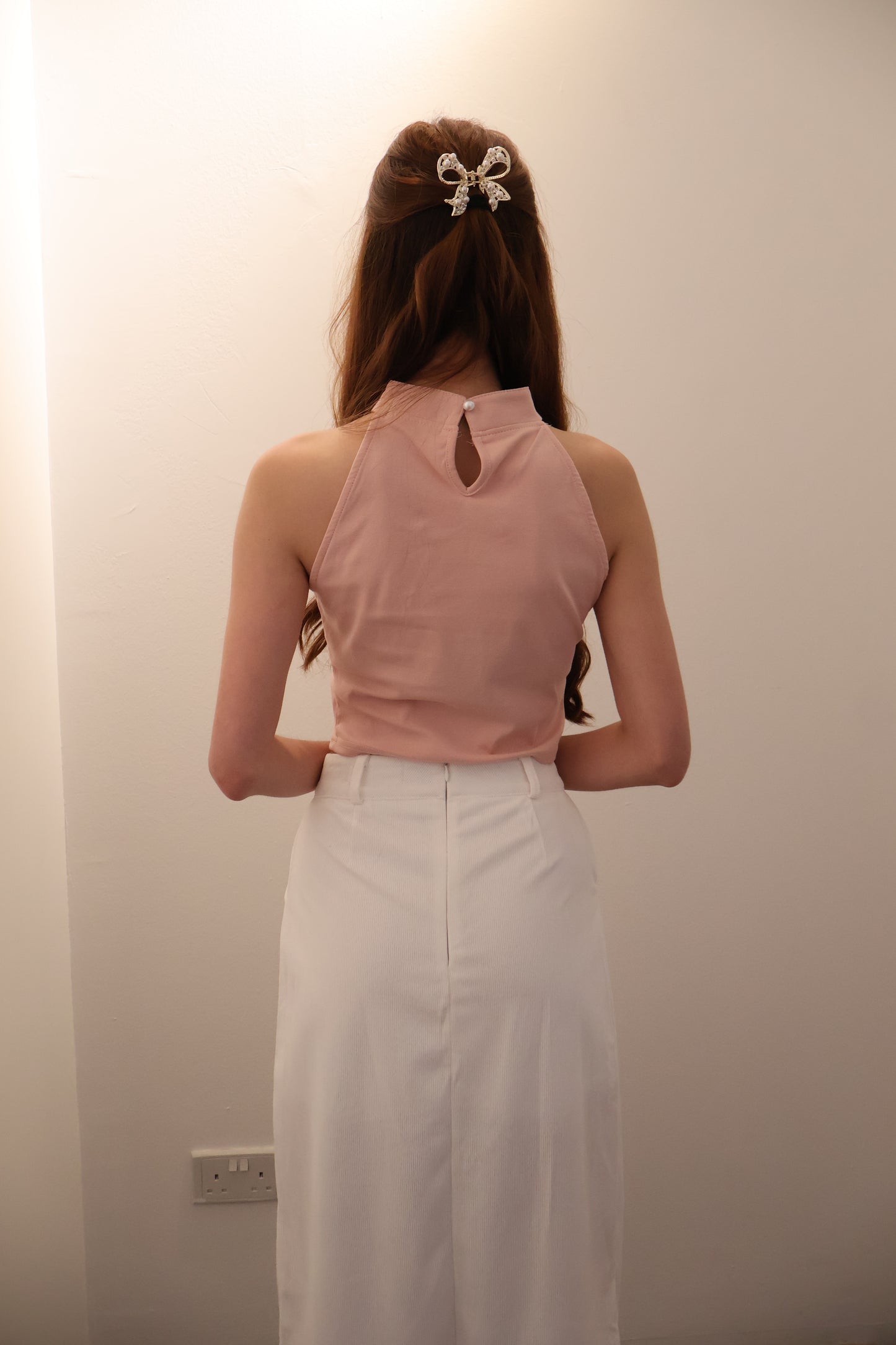 *CNY* Méi Oriental Knot Top In Pink