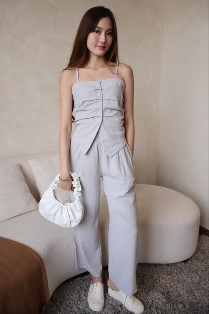 Pris Lounge Style Spag Co-Ords Set In Mint