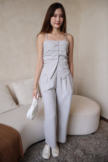 Pris Lounge Style Spag Co-Ords Set In Mint