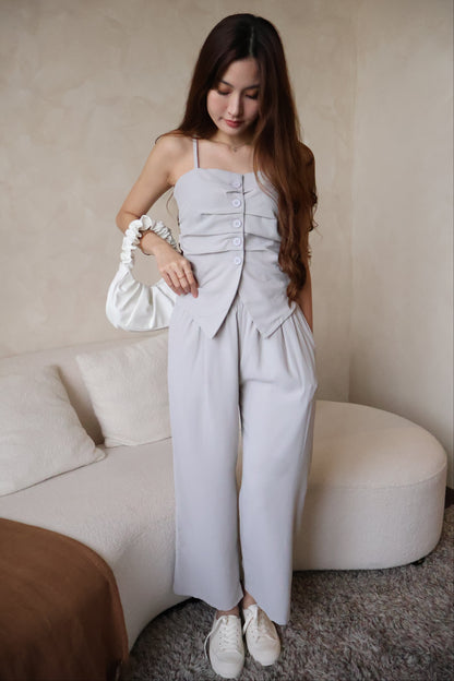 Pris Lounge Style Spag Co-Ords Set In Mint