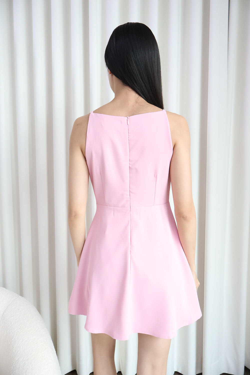 AVERYDAY Blair Romper Dress in Ballet Pink