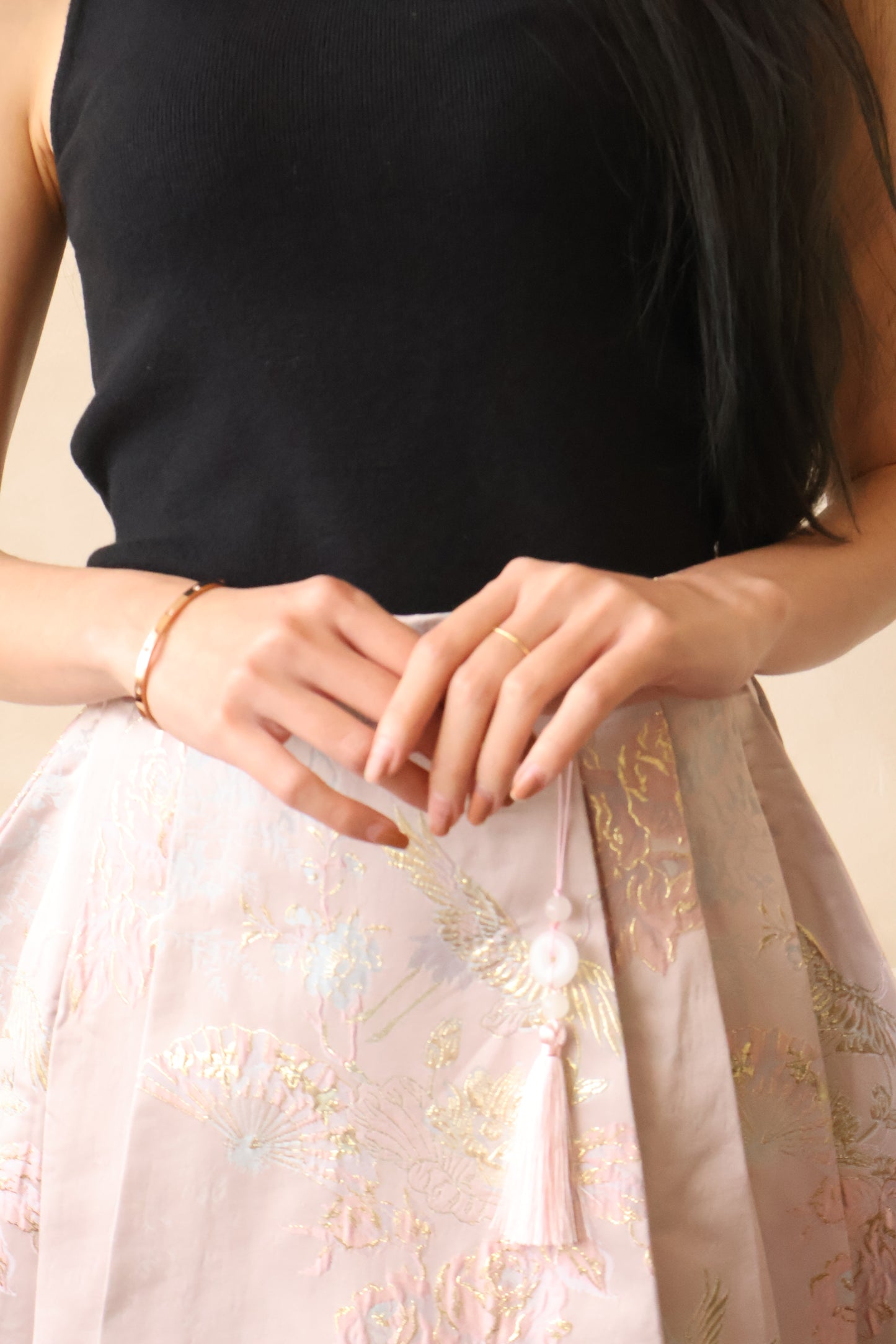 Xing Soft Knit Halter Top In Black