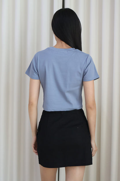 'Dreaming' Crop Top in Blue