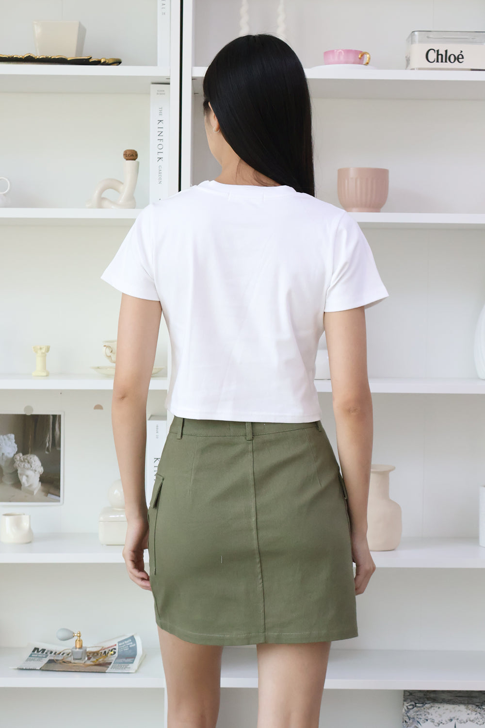 AVERYDAY 'Dreaming' Crop Top in White