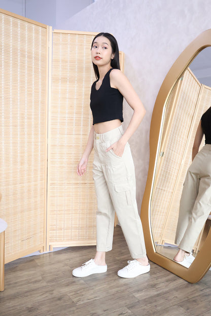 Blythe Cargo Pants in Khaki