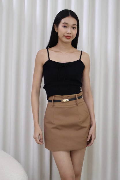 *Bundle* Emily Ribbon Knit Top in Soft Pink/Ice Cream/Muted Black/Slate Grey