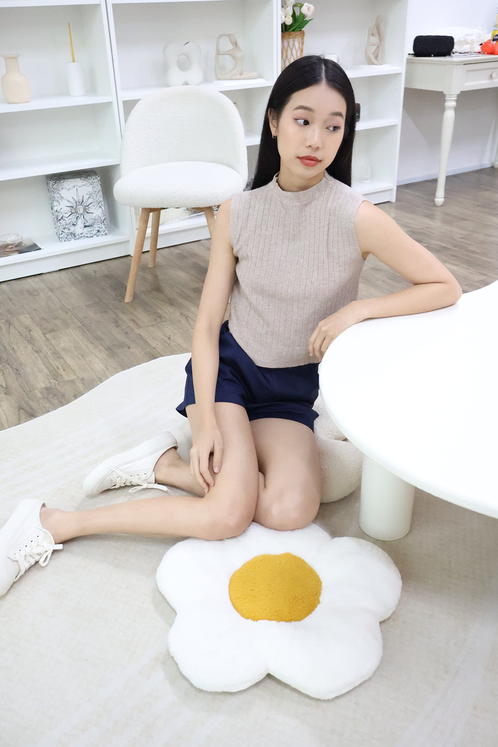 AVERYDAY Stella Soft Knit Top in Muji