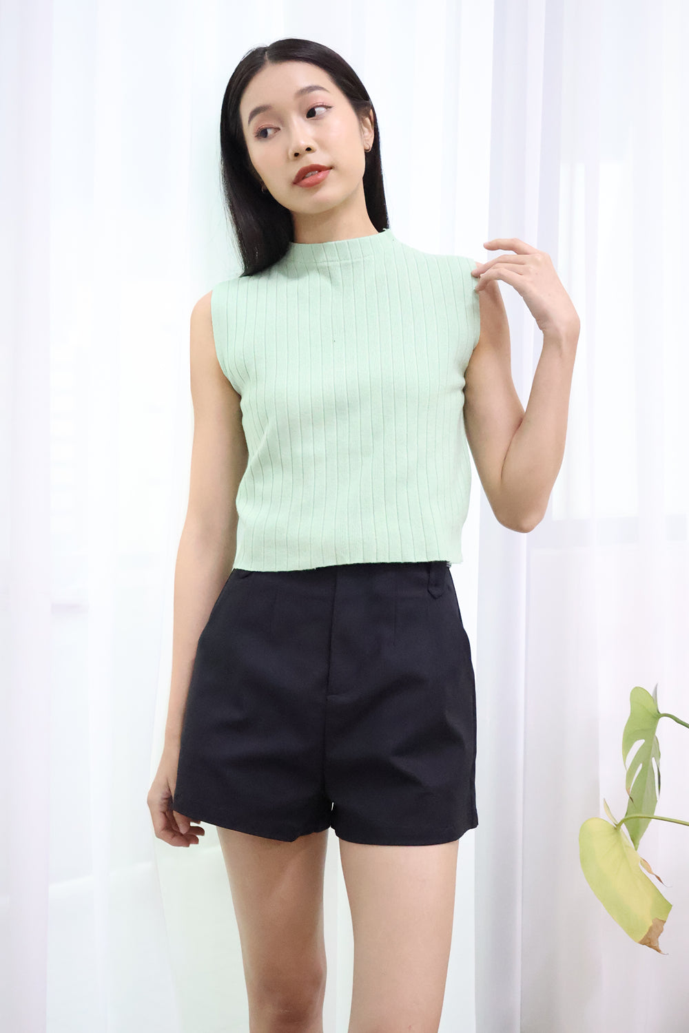 AVERYDAY Stella Soft Knit Top in Waffle