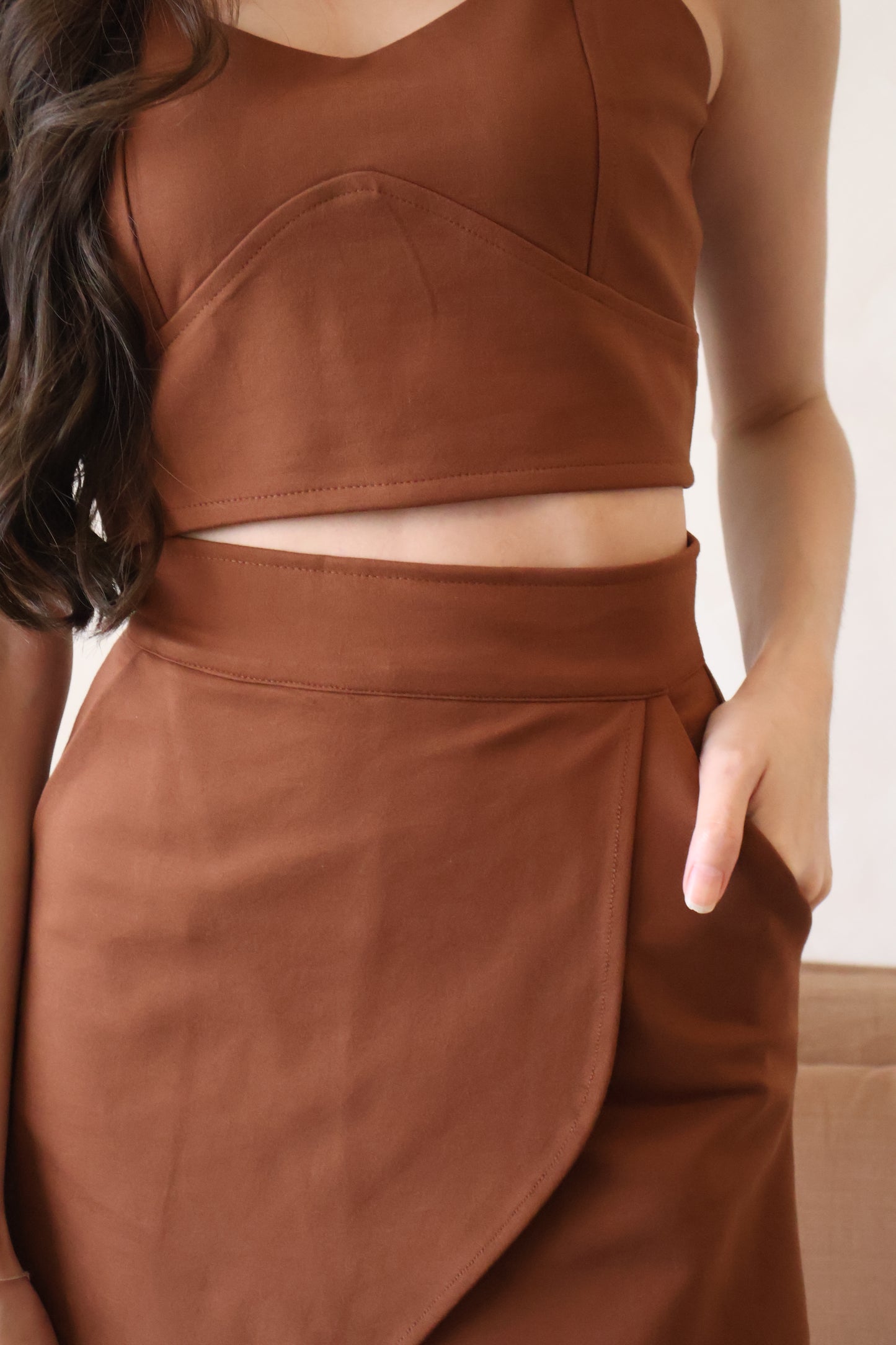 Amber Spaghetti Top & Skorts Co-Ords Set