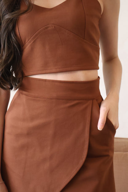 Amber Spaghetti Top & Skorts Co-Ords Set