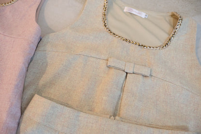 Mindy Bow Co-Ords Set In Oat