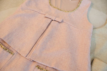 Mindy Bow Co-Ords Set In Blush