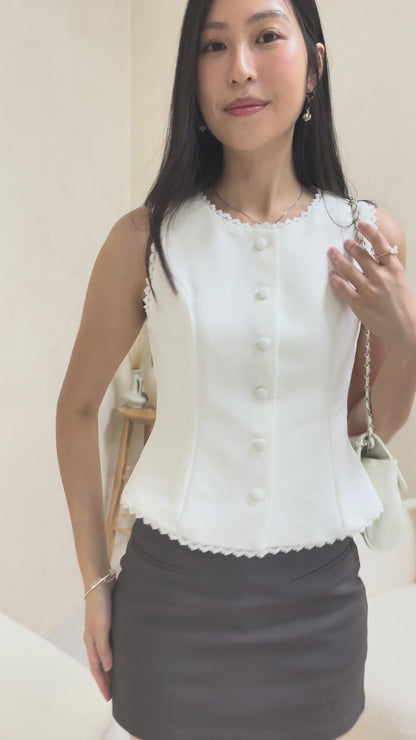 Maine Staple Pocket Skorts In Grey